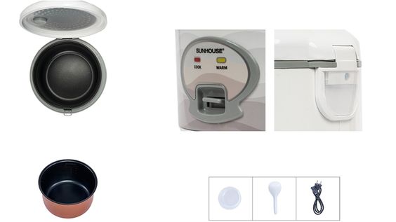 Sunhouse 1.8 lít SHD8602 dễ dàng vệ sinh